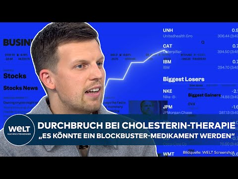 Video Thumbnail: BUSINESS INSIDER: Neue Tablette! Merck & Co. mit Durchbruch bei Cholesterin-Therapie