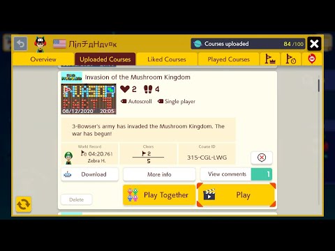03 Invasion of the Mushroom Kingdom   Super Mario Maker 2