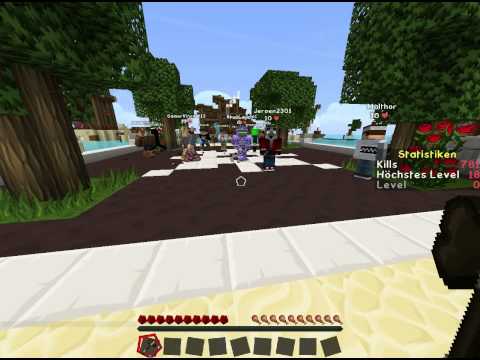 Hacker auf GommeHD.net. no-knockback! 1v1: Gungame