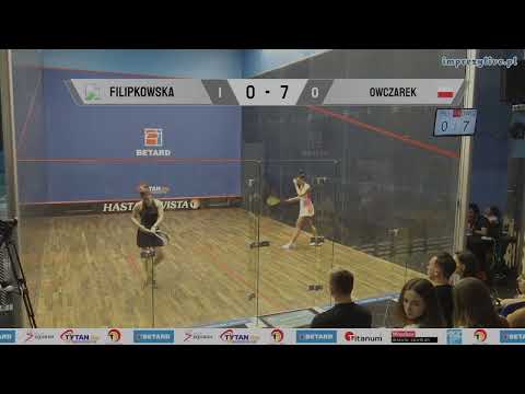 Alicja Filipkowska - Małgorzata Owczarek - BETARD Indywidualne Mistrzostwa Polski w Squasha 2023