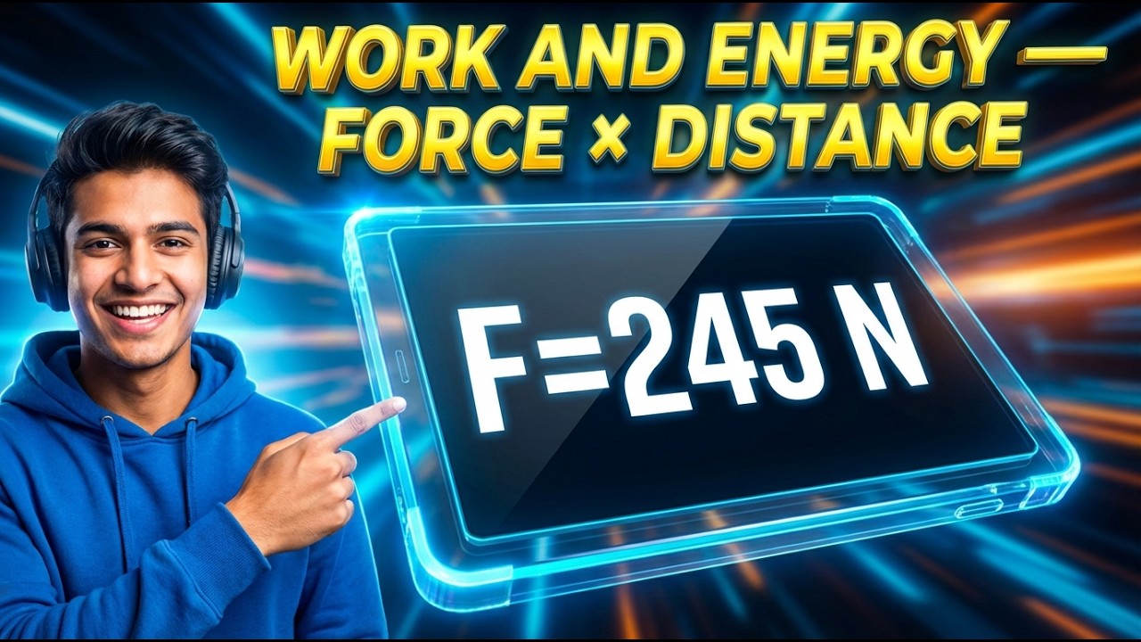 Work and Energy Calculator — Force × Distance