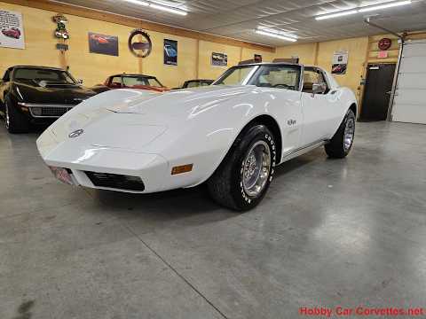 1974 White C3 Corvette For Sale Video
