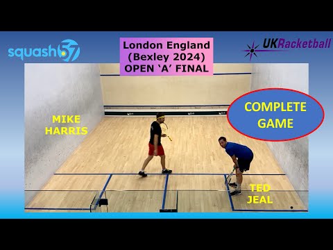 London Regional (2024) OPEN 'A' FINAL: TED JEAL v MIKE HARRIS (Squash57)