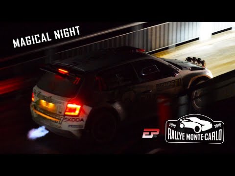 Notte Magica al Rally di Monte-Carlo FIAMME, GHIACCIO E RISCHI