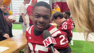Husker Football Players Answer Questions from the Experts at Fan Day