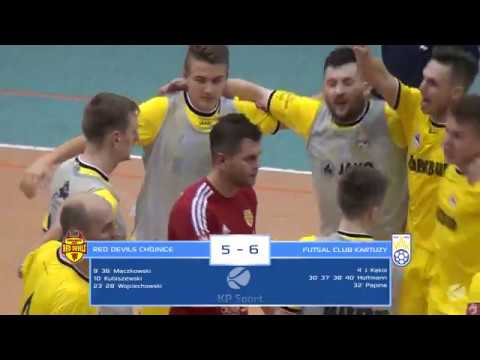 Red Devils Chojnice - FC Kartuzy / Skrót  / 1 Polska Liga Futsalu [22.10.2017]