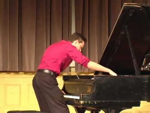Brett Klaus performing George Crumb’s The Phantom Gondolier