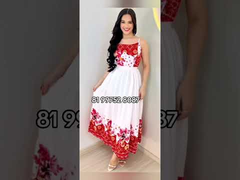VESTIDOS LONGOS MIDE PREÇO ÚNICO 34,99 😱 #fabrica #modacenter