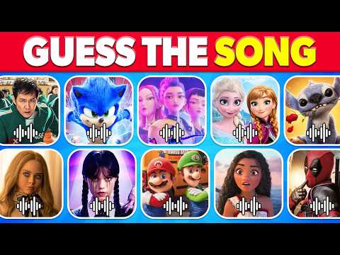 Guess the Movie by the Song 🎶 KPop 😍 Stitch 💙 Minecraft 💚 Wednesday 🖤 Netflix ❤️