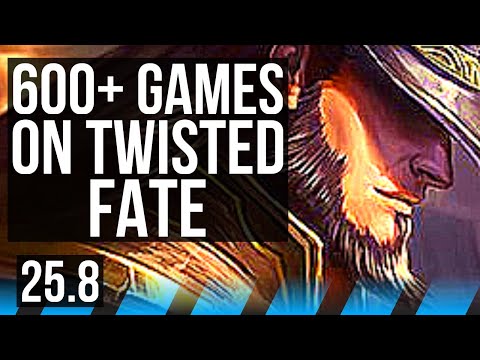 TWISTED FATE vs PANTHEON (MID) | Comeback, 600+ games | KR Challenger | 25.8