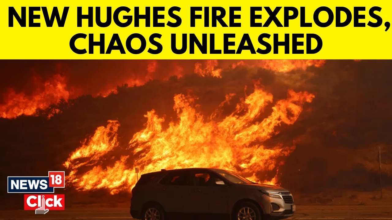 Hughes Fire Burns 10,000 Acres as Dangerous Conditions Persist in Southern California | N18G