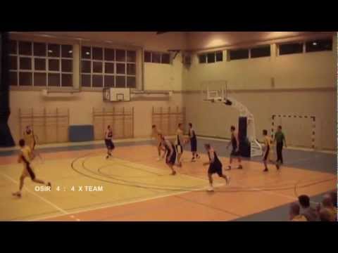 OZKosz Cz-wa Liga Okręgowa 2012/2013 15.10.12 OSiR Kłobuck - X TEAM Gmina Poczesna  1 połowa