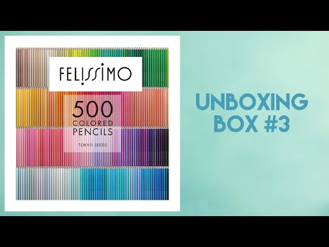 Felissimo 500 Colored Pencils Tokyo Seeds - Unboxing #3