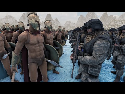 1.000.000 SPARTANS VS 10.000 MODERN SOLDIERS - ULTIMATE EPIC BATTLE SIMULATOR 2 - UEBS