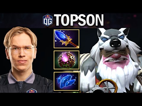 OG.TOPSON SNIPER WITH AGHANIMS SHARD & SCEPTER - DOTA 2 7.28 GAMEPLAY