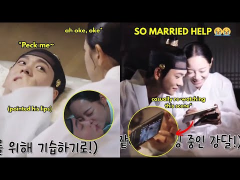 Finally behind the cuddling scene😭Sejeong and Taeoh looked so natural... like they're married irl😭