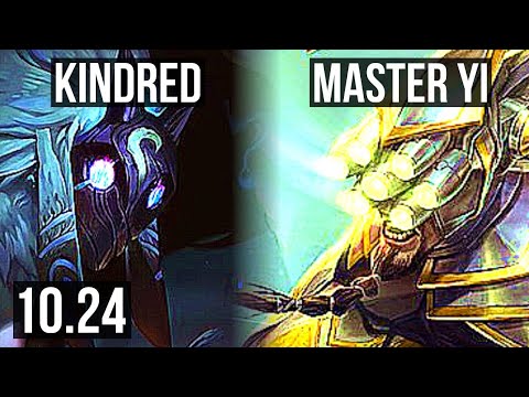 KINDRED vs MASTER YI (JUNGLE) | 8/1/2, 1.7M mastery, 700+ games | KR Diamond | v10.24