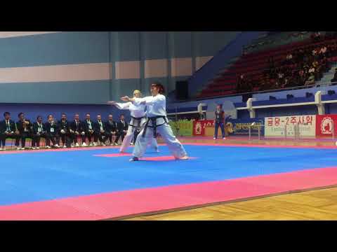 2017 ITF World Championships 1st Dan Ladies Patterns Final - RUSSIA VS DPRK