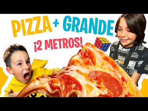 Me COMÍ la ¡¡PIZZA GIGANTE!! que  ENCONTRAMOS en CENTRO comercial ALUCINANTE Xmadrid
