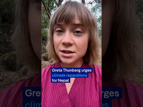 Greta Thunberg urges climate reparations for Nepal | DW News