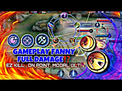 FANNY FULL ITEM DAMAGE SEKALI COMBO MUSUH AUTO CEPROOTT | MOBILE LEGENDS