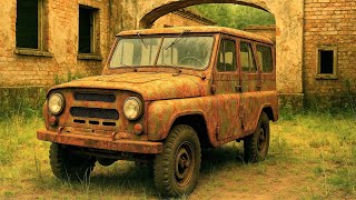uaz 469 abandoned for 50 years, we are starting the restoration
