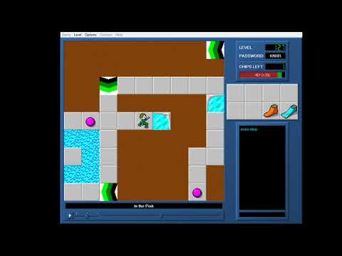 CCLP1 level 127 solution - 422 seconds