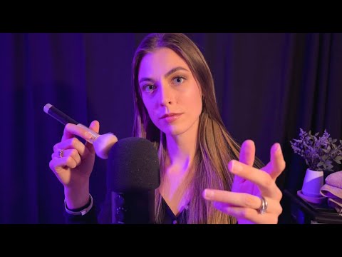Can You Guess What I'm Brushing On Your Ears? | ASMR Close Your Eyes Triggers