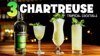 Use up that bottle of Chartreuse with these TROPICAL cocktails.