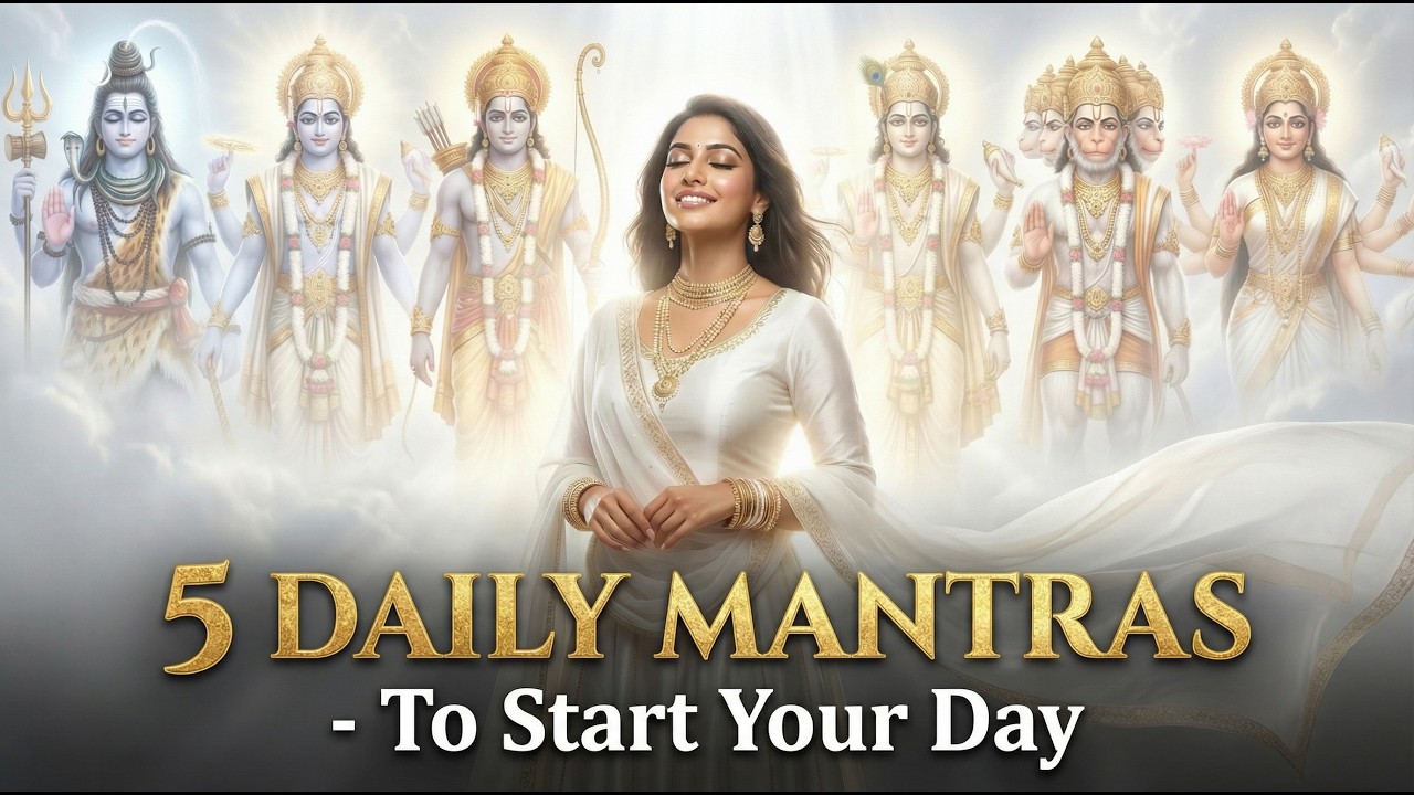 5 Daily Morning Mantras To Start Your Day (Powerful Chanting Routine)