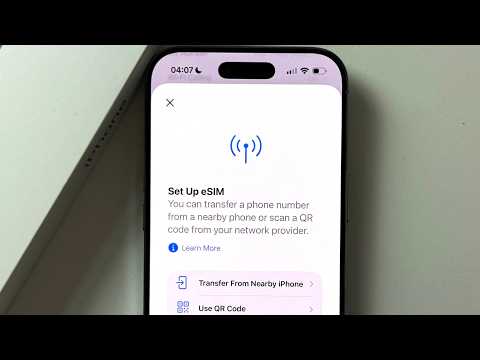 How To Activate eSIM in iPhone Air (NO Sim Card Slot)