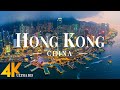 Hong Kong 4K Drone View Amazing Aerial View Of Hong Kong Relaxation Film With Calming Music