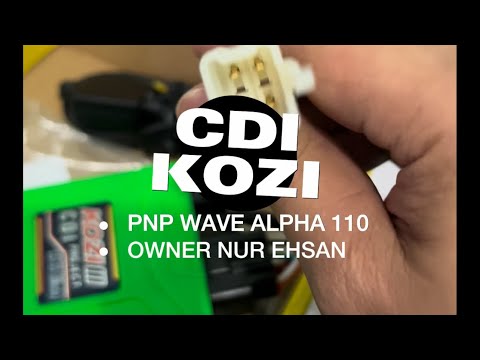 PNP WAVE ALPHA 110 | CDI KOZI 8 MODE SIAP MAPPING #kozi #kzr