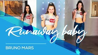 Runaway Baby - Bruno Mars - Easy Fitness Dance Video - Choreography