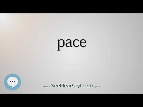 pace (Every English Word Pronounced) 📕🔊🗣️😎✅