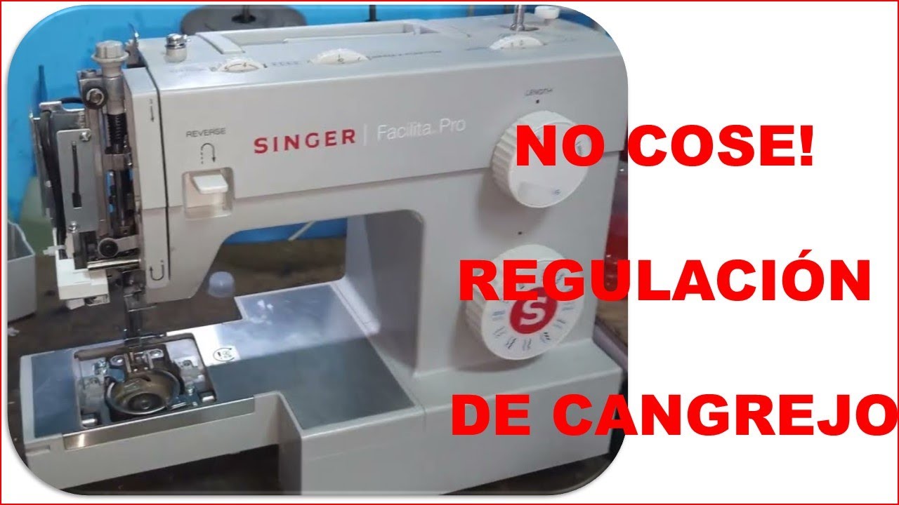 SINGER facilita pro 4423 No cose. Regulación de cangrejo