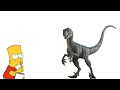 Bart Simpson Video Blog Raptor Home Training