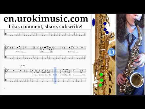 Saxophone lessons (Tenor) Miley Cyrus - Malibu Sheet Music Tutorial Part#2 um-i352