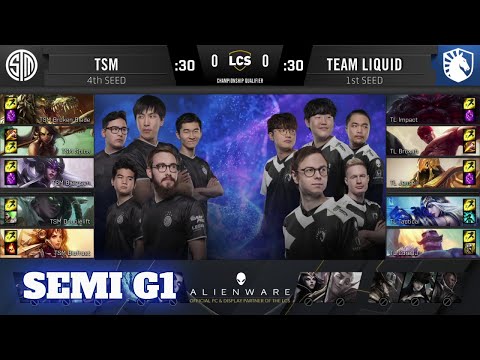 TSM vs Team Liquid - Game 1 | Semi Final Playoffs S10 LCS Summer 2020 | TSM vs TL G1