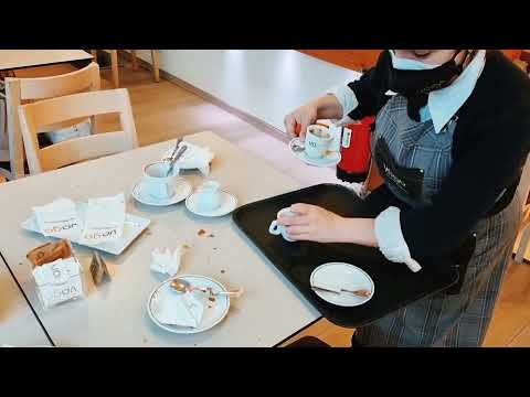 ☕️THE BASICS in #coffeeshops ☕️ Part. 1 - "Clear a Table" #trainingcourses #bar