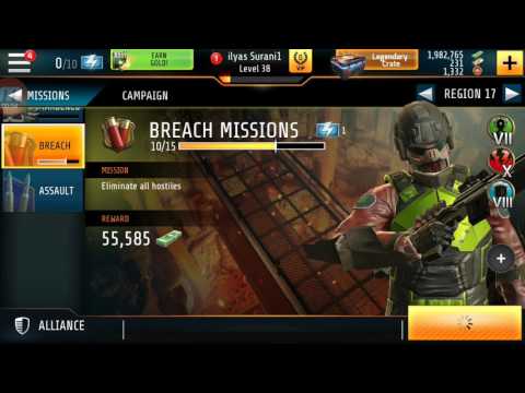 Kill Shot Bravo Region 17=11 Breach Mission Complete