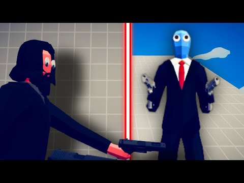 JOHN WICK VS AGENT 47 IN TABS | Totally Accurate Battle Simulator