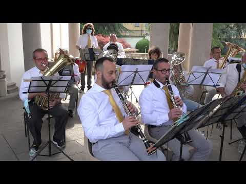 Marcia brillante Piazza di Siena - Banda de Cernusc 2021 4K