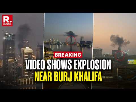 BREAKING: Huge Explosion Seen in Dubai Close to Burj Khalifa After Iran Attacks UAE With Missiles