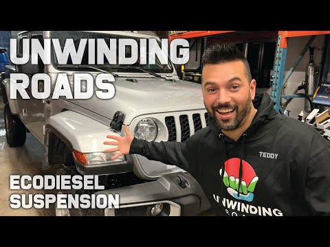 Jeep Gladiator Sport EcoDiesel - Teraflex 3.5" Lift & Falcon 3.3 Adjustable Shocks - Unwinding Roads