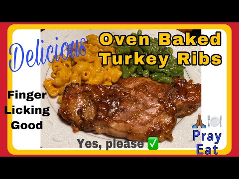 Oven Baked Turkey Ribs| Oven Barbecue Turkey Ribs | Turkey Ribs| barbecue ribs
