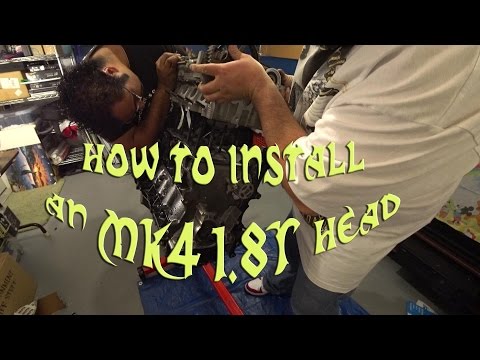 How to install an MK4 1.8T Engine Head EP12 S4