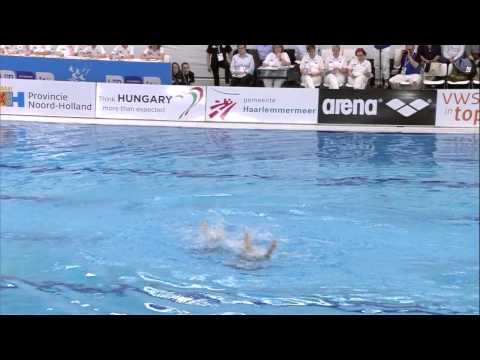 Duet Technical Routine -  France - ECC Synchro 2015 | Synchroonzwemmen