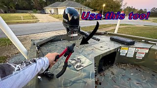 How to securely install a seat base in a aluminum boat