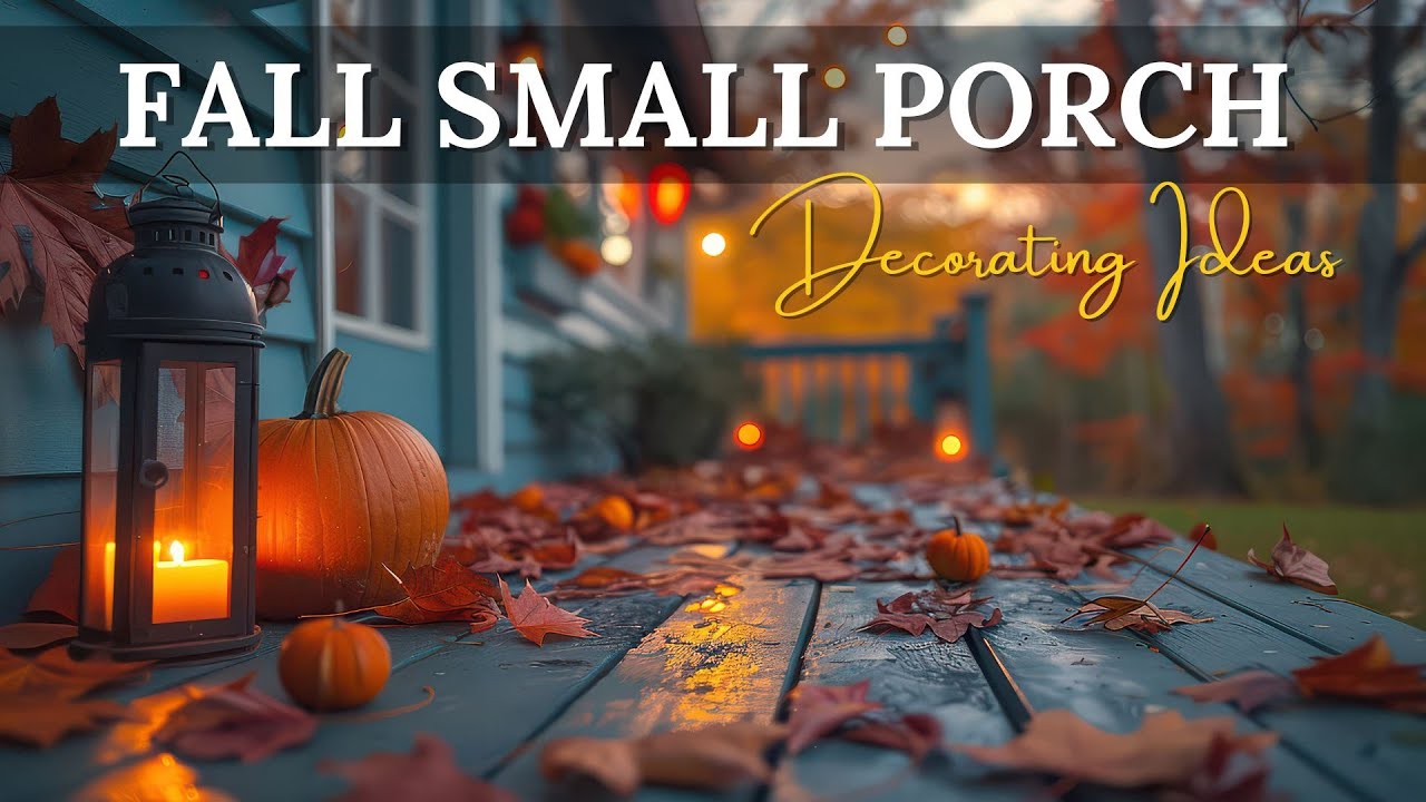 The Amazing Fall Small Porch Decorating Ideas